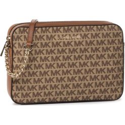 Torebka MICHAEL MICHAEL KORS - Jet Set 32T9LF5C7J Bg/Ebony. Pomarańczowe listonoszki damskie MICHAEL Michael Kors, bez wzorów, ze skóry ekologicznej, eleganckie, bez dodatków. W wyprzedaży za 599,00 zł.