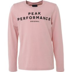 Bluzki dziewczęce: Peak Performance LOGO Bluzka z długim rękawem softer pink
