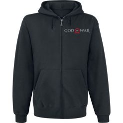 God Of War Serpent Logo Bluza z kapturem rozpinana czarny. Czarne bluzy męskie marki God Of War, l, z nadrukiem, z kapturem. Za 199,90 zł.