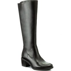 Kozaki LASOCKI - SAXA-01 Czarny. Czarne bez kategorii marki Lasocki, z materiału, na obcasie. Za 299,99 zł.