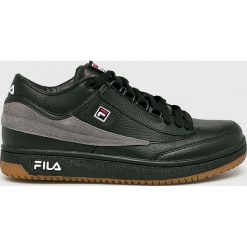 Fila - Buty T1 Mid. Czarne halówki męskie marki Fila, z gumy, na sznurówki. W wyprzedaży za 339,90 zł.