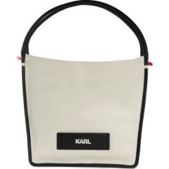 Torebka Karl Lagerfeld. Brązowe nerki damskie bez wzorów, bez dodatków. Za 799,00 zł.