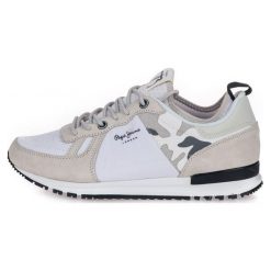 Pepe Jeans Tenisówki Męskie Tinker Pro 73.19 41 Białe. Białe trampki męskie Pepe Jeans, bez wzorów, z jeansu, bez zapięcia. Za 479,00 zł.
