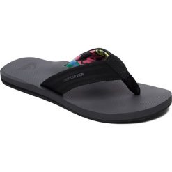 Quiksilver Japonki Island Oasis Black/Grey. Szare kapcie męskie Quiksilver, bez wzorów. Za 87,00 zł.