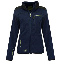 Kurtka polarowa "Theseak" w kolorze granatowym. Niebieskie kurtki damskie Canadian Peak, m, bez wzorów, z polaru, bez kaptura. W wyprzedaży za 159,95 zł.