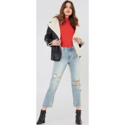 EVIDNT Jeansy Ghent - Blue. Niebieskie jeansy damskie EVIDNT, z podwyższonym stanem. W wyprzedaży za 121,49 zł.