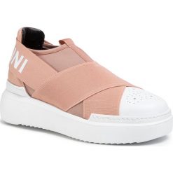 Sneakersy POLLINI - SA15094G1AT7060A Neo.Phar/Pu Bi Phar. Różowe półbuty damskie Pollini, ze skóry. W wyprzedaży za 529,00 zł.