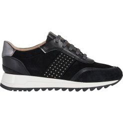 Geox Damskie tenisówki D Tabelya Black / Pistolet D94AQA-022BN-C9B1G (rozmiar 39). Czarne trampki i tenisówki damskie Geox, bez wzorów, bez zapięcia. W wyprzedaży za 377,00 zł.