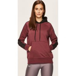 Under Armour - Bluza. Różowe bluzy damskie Under Armour, s, bez wzorów, z bawełny, bez rękawów, z kapturem. W wyprzedaży za 199,90 zł.