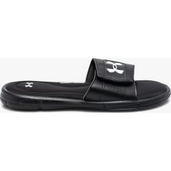 Under Armour - Klapki. Czarne kapcie męskie marki Under Armour, z gumy. Za 149,90 zł.