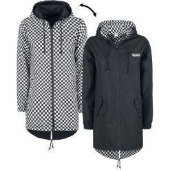 Parki damskie: Vans Mercy Reversible Parka Płaszcz damski czarny/biały