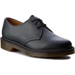 Półbuty DR. MARTENS - 1461 Pw 10078410 Navy. Niebieskie półbuty damskie marki Dr. Martens, ze skóry, na płaskiej podeszwie. W wyprzedaży za 379,00 zł.