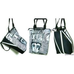 Torebki klasyczne damskie: 1172 art MIMA bag UNI & Marcin Painta print