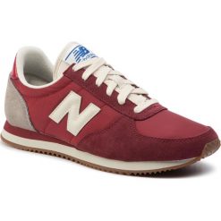 Sneakersy NEW BALANCE - U220HI Bordowy. Czerwone sneakersy damskie New Balance, ze skóry. Za 299,00 zł.
