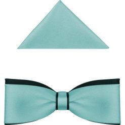 Błękitno-granatowa mucha męska slim B28. Niebieskie muszki męskie Modini Moda Męska, na co dzień, bez wzorów, z tkaniny, eleganckie. W wyprzedaży za 45,00 zł.