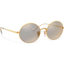 Okulary przeciwsłoneczne RAY-BAN - Oval 1970 Mirror Evolve 0RB1970 001/B3 Gold/Grey. Szare okulary przeciwsłoneczne damskie Ray-Ban. Za 669,00 zł.