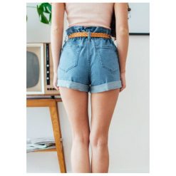 Szorty Masza jeans - L. Spodnie damskie Fanaberia.com, l, z jeansu. Za 109,00 zł.