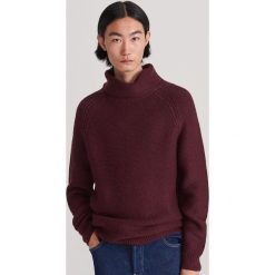 Sweter z szerokim golfem - Brązowy. Pomarańczowe swetry męskie Reserved, s, bez wzorów. Za 159,99 zł.