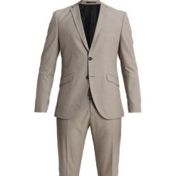 Selected Homme SLHONE MYLOBUCK SUIT Garnitur beige. Brązowe garnitury Selected Homme, z materiału. W wyprzedaży za 615,20 zł.