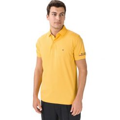 Tommy Hilfiger Polo Koszulka Żółty. Żółte podkoszulki męskie TOMMY HILFIGER, s, bez wzorów, z bawełny, bez rękawów. Za 376,95 zł.