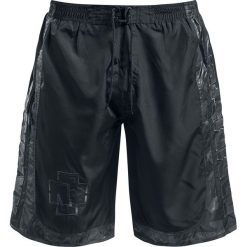 Spodenki i szorty męskie: Rammstein Camouflage Bermudy czarny/kamuflaż