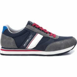 XTI Sneakersy męskie 43992 Navy (rozmiar 42). Niebieskie sneakersy męskie Xti, bez zapięcia. W wyprzedaży za 177,00 zł.