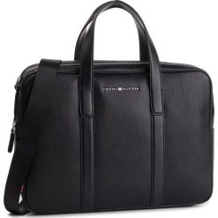 Torba na laptopa TOMMY HILFIGER - Th Downtown Computer Bag AM0AM04449 002. Czarne torby męskie skórzane marki TOMMY HILFIGER, bez wzorów, ze skóry ekologicznej. Za 749,00 zł.