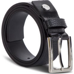 Pasek Męski CALVIN KLEIN - 3.5 Adj. Embossed Belt K50K504477 001. Czarne paski męskie Calvin Klein, w paski, ze skóry. W wyprzedaży za 219,00 zł.