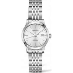 LONGINES Record L2.321.4.72.6. Szare zegarki damskie marki LONGINES, ze stali. Za 7130,00 zł.