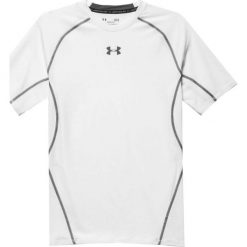 Koszulki sportowe męskie: Under Armour Koszulka termoaktywna HeatGear Compression Shortsleeve M biała r. S (1257468-100)