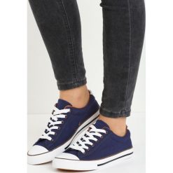Granatowe Trampki Augustina. Czarne tenisówki damskie Born2be. Za 44,99 zł.