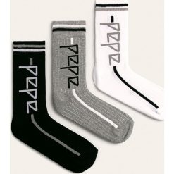 Pepe Jeans - Skarpetki Seaton (3-pack). Skarpetki męskie Pepe Jeans, z nadrukiem, z elastanu. Za 69,90 zł.