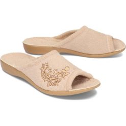 BEFADO 256D 013 VIKI beżowy, kapcie damskie. Brązowe kapcie damskie Befado. Za 49,90 zł.