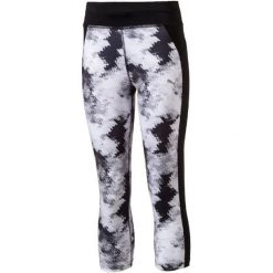 Puma Legginsy Active Aop 3 4 Tights G Black. Czarne legginsy dziewczęce marki Puma, ze skóry. W wyprzedaży za 89,00 zł.
