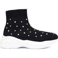 TWINSET Tenisówki Czarny. Czarne trampki i tenisówki damskie Twinset, bez wzorów, ze skóry, bez zapięcia. Za 774,95 zł.