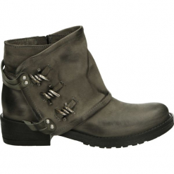 Botki - 5032 NAB GRIG. Szare botki damskie skórzane Venezia. Za 279,00 zł.