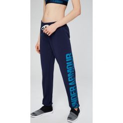 Under Armour - Spodnie. Niebieskie bryczesy damskie marki Under Armour, s, z bawełny. W wyprzedaży za 119,90 zł.