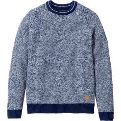 Swetry klasyczne męskie: Sweter Regular Fit bonprix niebieski melanż