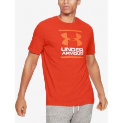 Under Armour Foundation Koszulka Pomarańczowy. Pomarańczowe podkoszulki męskie Under Armour, xxl, bez wzorów, z bawełny, z krótkim rękawem. Za 128,95 zł.