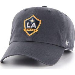 47brand - Czapka Los Angeles Galaxy. Niebieskie czapki męskie 47brand, bez wzorów, z bawełny. W wyprzedaży za 79,90 zł.