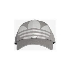 Adidas Originals Adicolor Trefoil Baseball Czapka z daszkiem Szary. Szare czapki męskie adidas Originals, z nadrukiem, z bawełny. Za 76,95 zł.