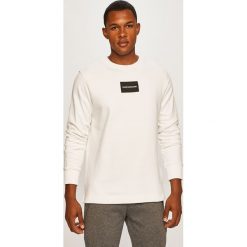 Calvin Klein Jeans - Bluza. Czarne bluzy męskie Calvin Klein Jeans, s, z nadrukiem, z bawełny, z okrągłym kołnierzem, bez rękawów, bez kaptura. Za 399,90 zł.