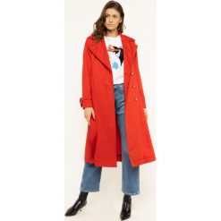 Trencz Sportmax Code Gang 70210202. Brązowe płaszcze damskie Sportmax Code, bez wzorów, z bawełny. W wyprzedaży za 1589,00 zł.