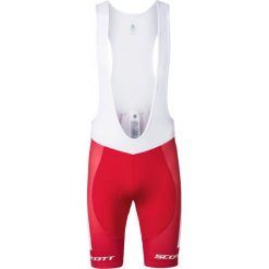 Spodenki i szorty męskie: Odlo Spodenki Rowerowe Scott Odlo Team Rep. Tights Short Suspenders Scott Odlo Suisse 2016 M