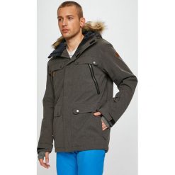 Quiksilver - Kurtka. Szare płaszcze męskie Quiksilver, s, bez wzorów, z poliesteru, z kapturem. W wyprzedaży za 569,90 zł.