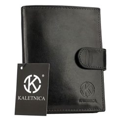 RFID KALETNICA PORTFEL MĘSKI SKÓRA NATURALNA DUŻY. Portfele męskie producent niezdefiniowany, z aplikacjami, ze skóry. Za 138,90 zł.