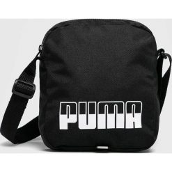Puma - Saszetka. Czarne saszetki damskie marki Puma, w paski, z poliesteru. Za 69,90 zł.