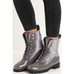 Szare Botki Big City Life. Szare buty zimowe damskie Born2be, z weluru, na niskim obcasie. Za 89,99 zł.