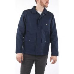 Vans Drill Chore Kurtka Niebieski. Niebieskie płaszcze męskie Vans, s, bez wzorów, z bawełny, bez kaptura. Za 386,95 zł.