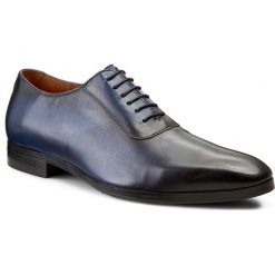 Półbuty GINO ROSSI - Mike MPV505-K31-4300-5700-0 Niebieski 59. Niebieskie buty wizytowe męskie Gino Rossi, bez wzorów, ze skóry, eleganckie, bez zapięcia. W wyprzedaży za 279,00 zł.
